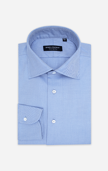 Medium Blue Royal Twill Dress Shirt